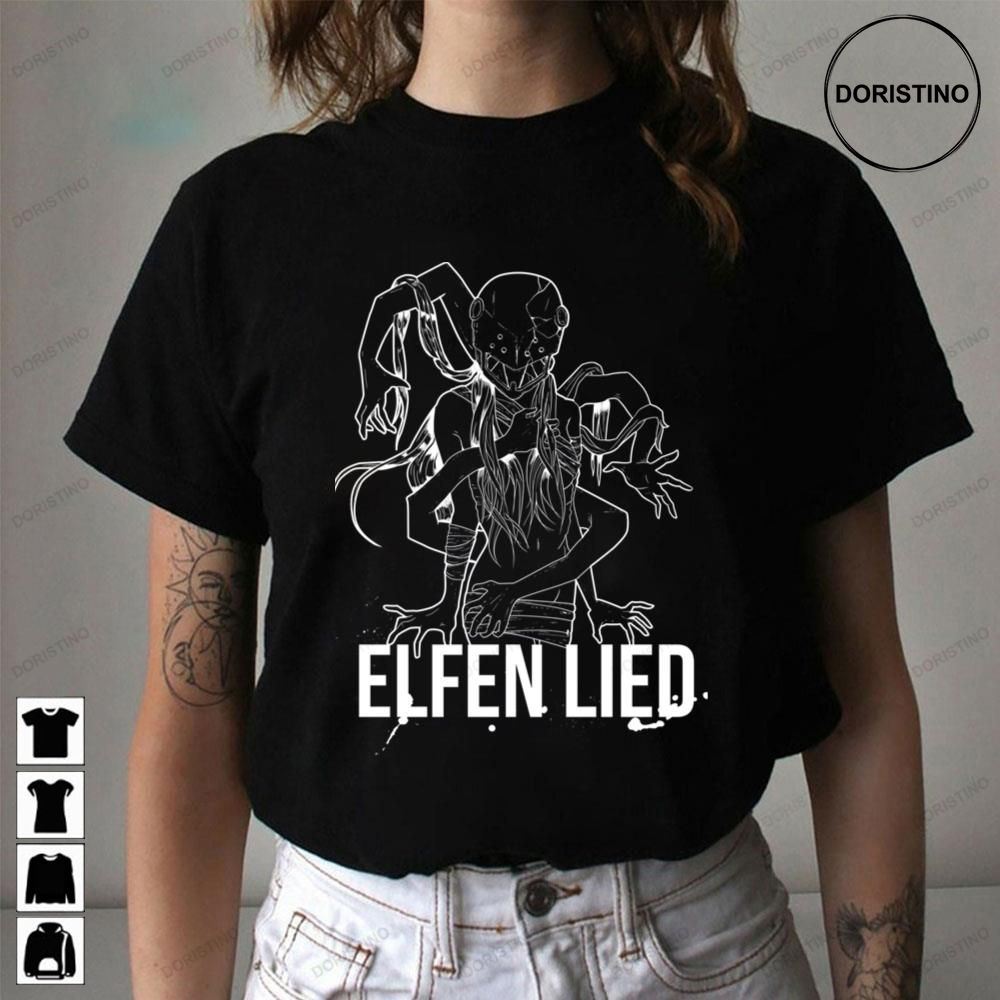 White Line Elfen Lied Limited Edition T-shirts